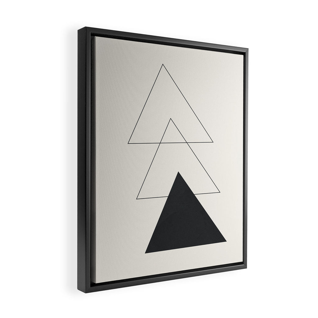 Minimal Geometric Art 02 Framed Canvas Print Gallery Image 2