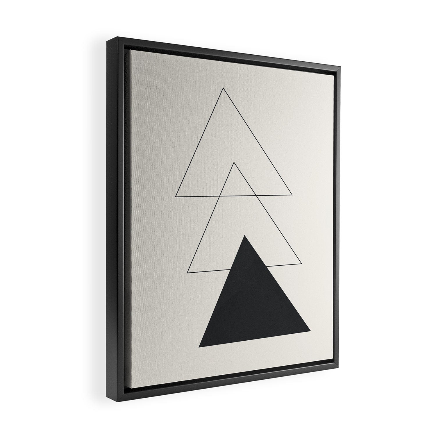 Minimal Geometric Art 02 Framed Canvas Print Gallery Image 2