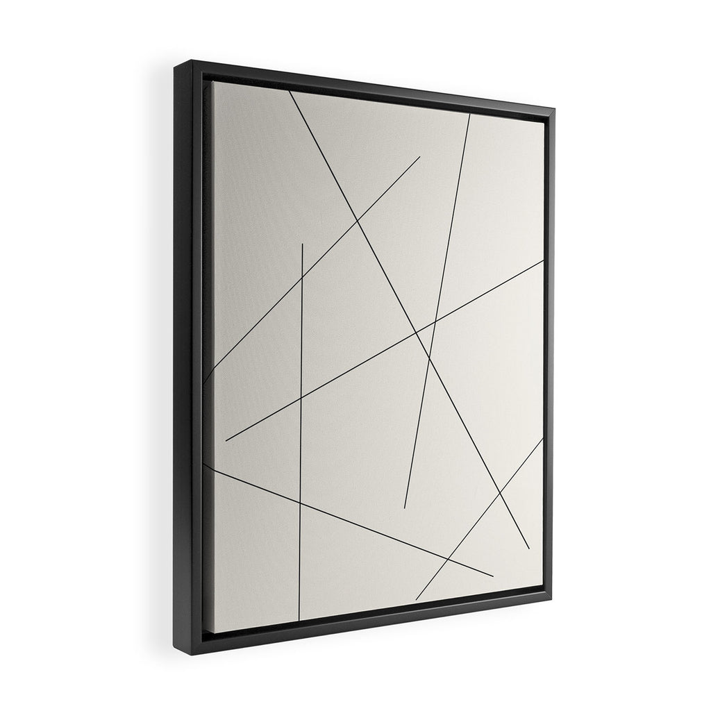 Minimal Geometric Art 06 Framed Canvas Print Gallery Image 2