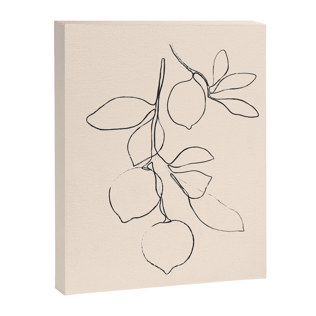 Minimal Lemons Canvas Print Gallery Image 6