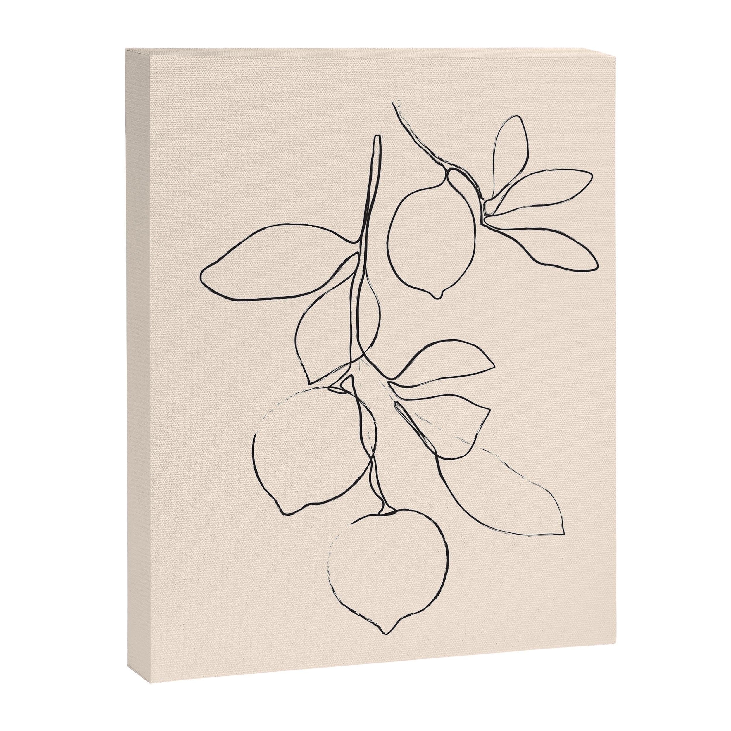 Minimal Lemons Canvas Print Gallery Image 6