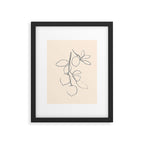 Minimal Lemons Framed Art Print Gallery Image 4