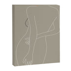 Minimal Line Art Woman Figure III Canvas Print Gallery Image 6