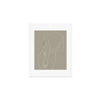 Minimal Line Art Woman Figure III Art Print Gallery Image 1