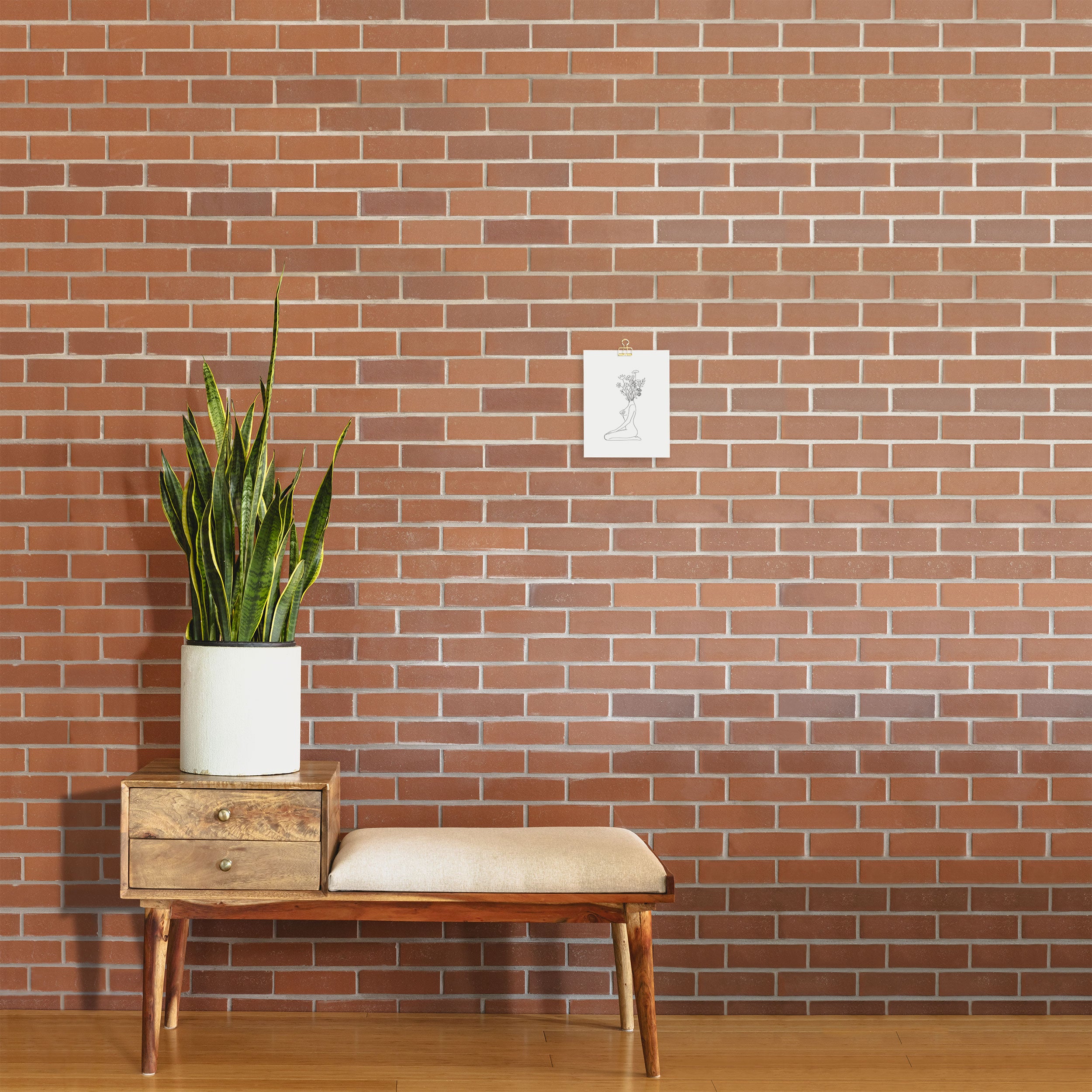 Minimal Line Bloom Art Print Gallery Image 2