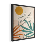 Minimal Line in Nature I Framed Canvas Print Gallery Image 2
