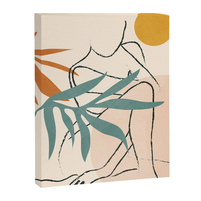 Minimal Line in Nature II Canvas Print Gallery Image 1