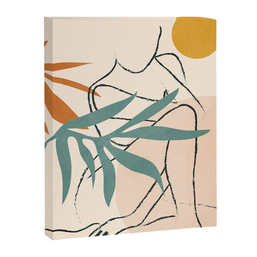 Minimal Line in Nature II Canvas Print Gallery Image 6