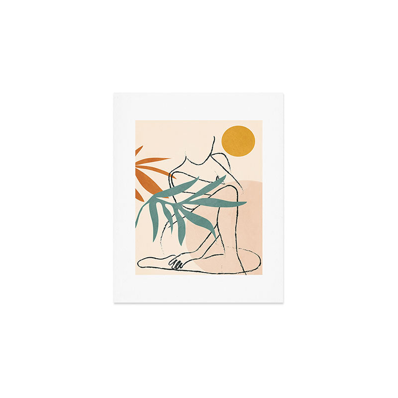 Minimal Line in Nature II Art Print Gallery Image 1