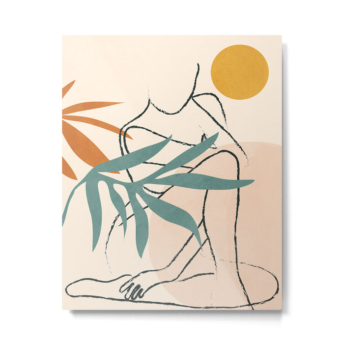 Minimal Line in Nature II Metal Print Gallery Image 1