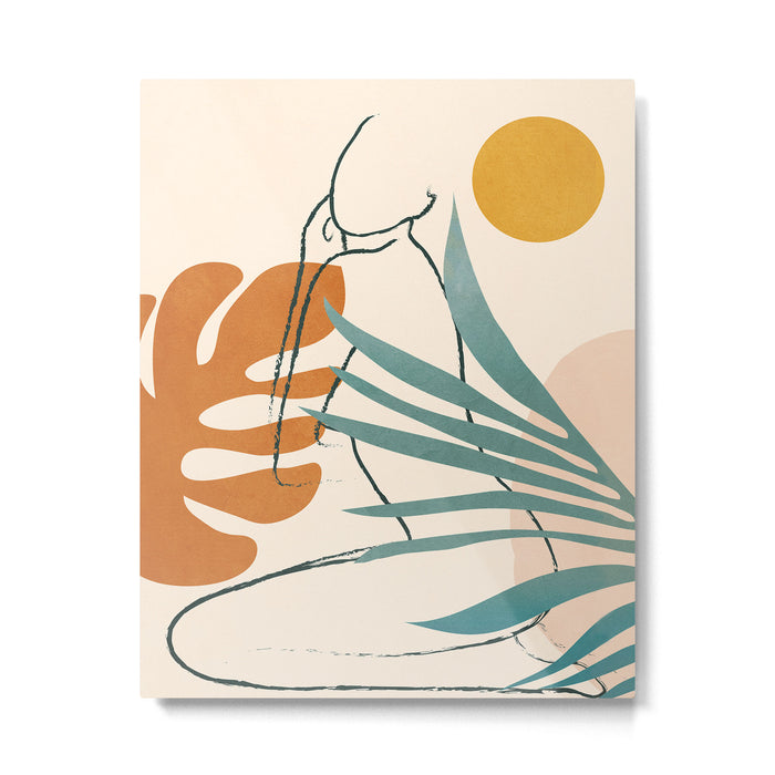 Minimal Line in Nature III Metal Print Gallery Image 1