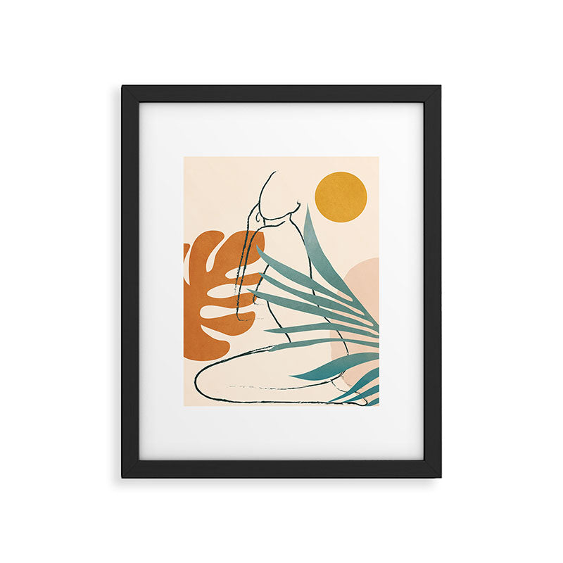Minimal Line in Nature III Framed Art Print Gallery Image 5