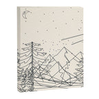 Minimal Line Mountain Beauty I Canvas Print Gallery Image 8