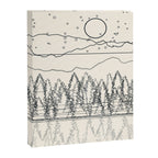 Minimal Line Mountain Beauty II Canvas Print Gallery Image 8