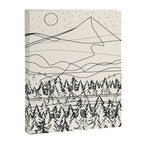 Minimal Line Mountain Beauty III Canvas Print Gallery Image 8
