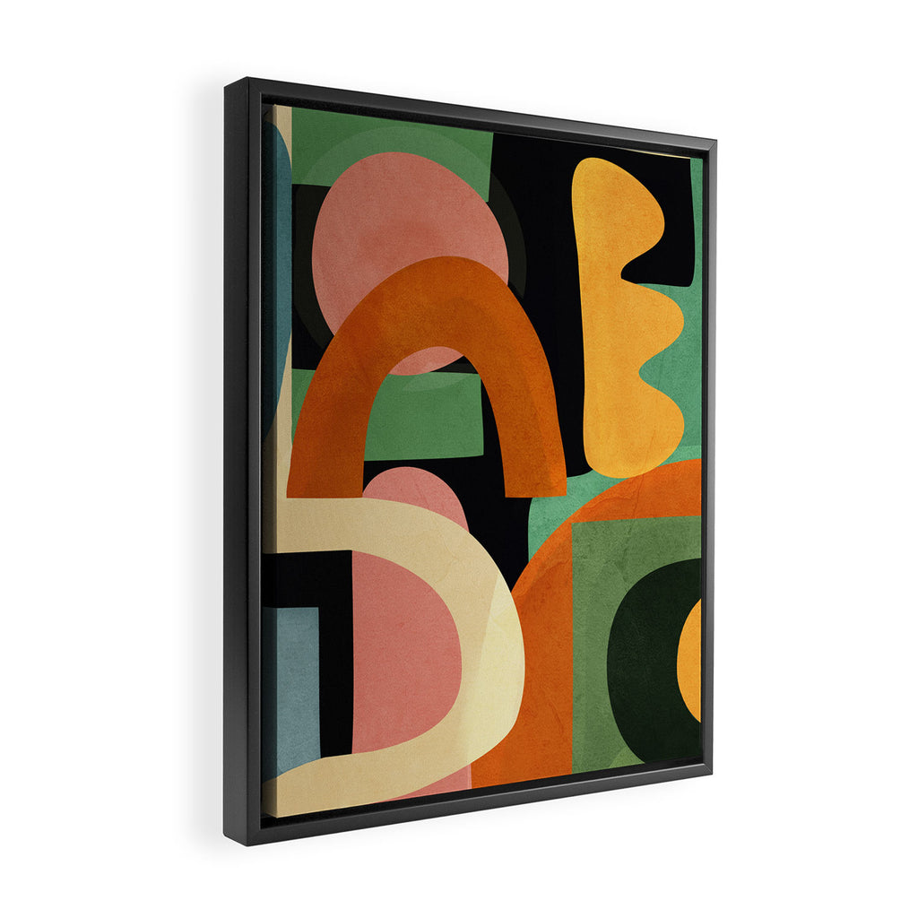 Minimal Modern Abstract 32 Framed Canvas Print Gallery Image 2