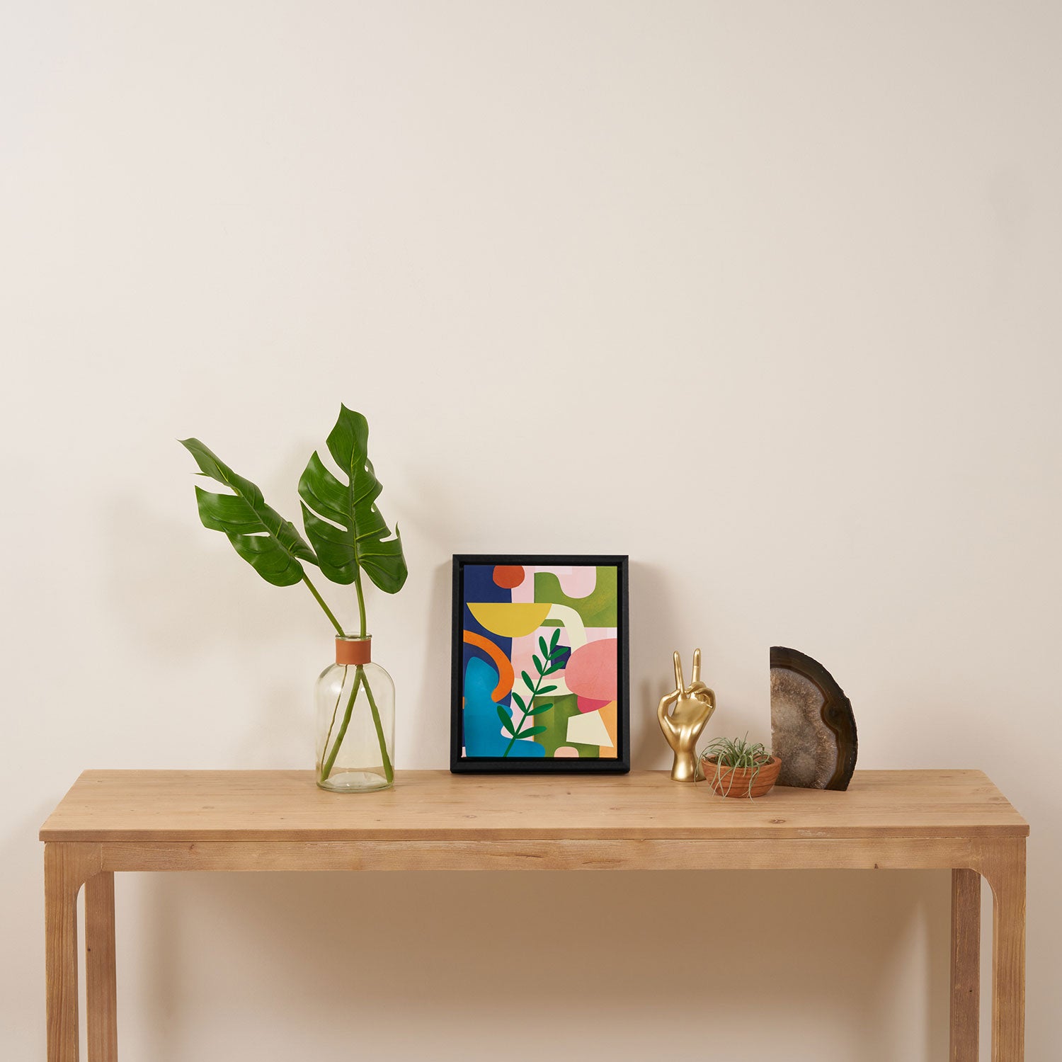 Minimal Modern Abstract 43 Framed Canvas Print Gallery Image 4