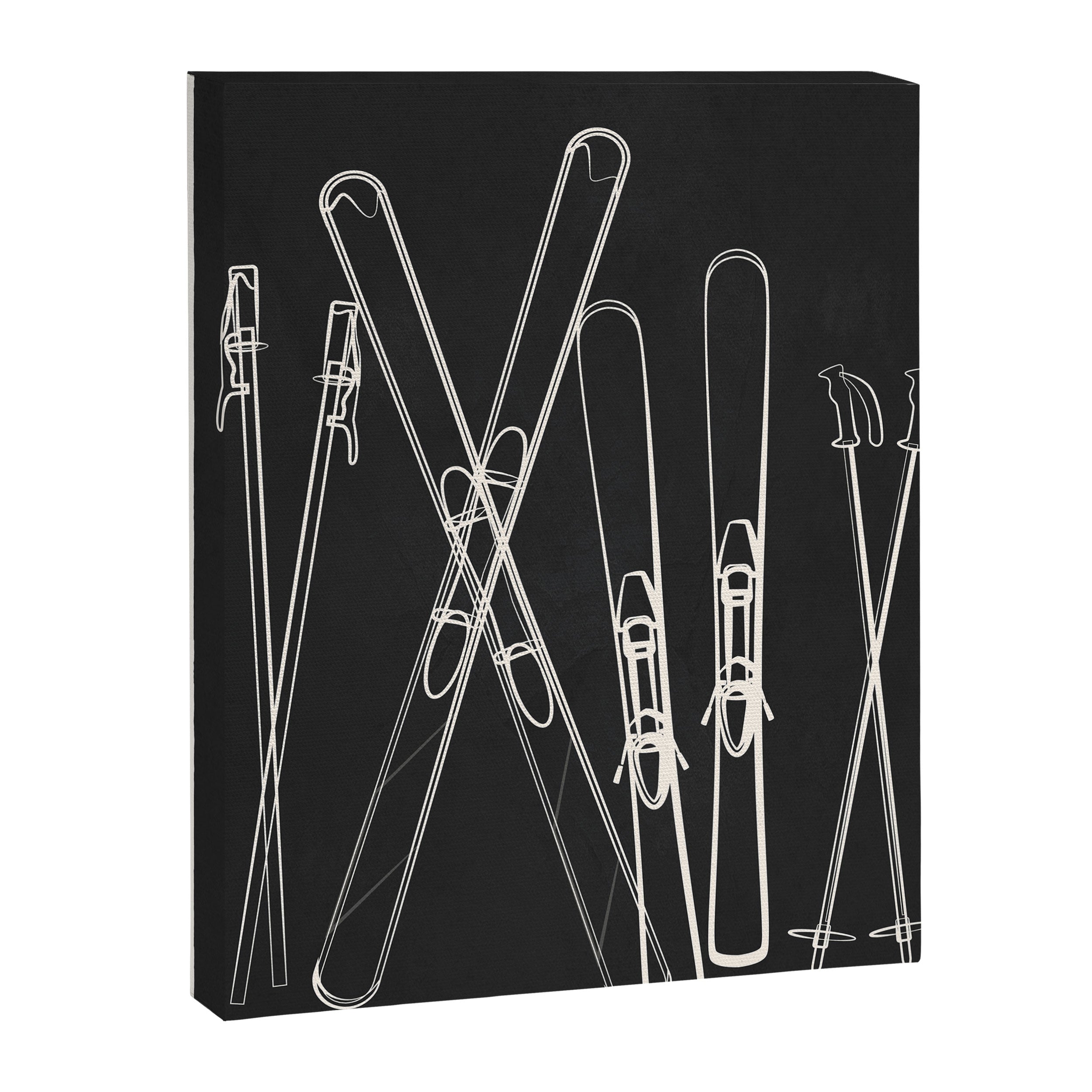 Minimal Skis 1 Canvas Print Gallery Image 6