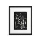 Minimal Skis 1 Framed Art Print Gallery Image 4