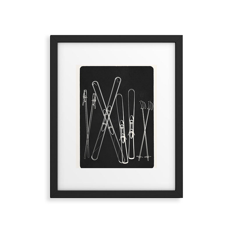 Minimal Skis 1 Framed Art Print Gallery Image 4