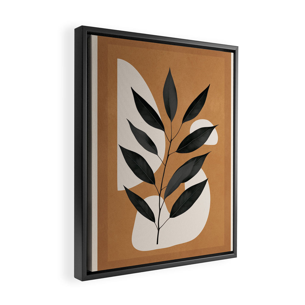 Minimalist Abstract Art Branch 4 Framed Canvas Print Gallery Image 2
