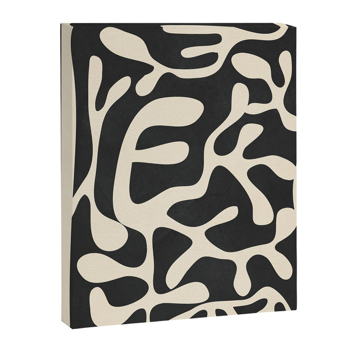 Minimalist Abstract Leaves 1 Canvas Print Gallery Image 1