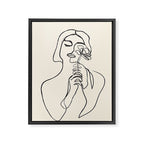 Minimalist Abstract Woman I Framed Canvas Print Gallery Image 6