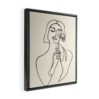 Minimalist Abstract Woman I Framed Canvas Print Gallery Image 2