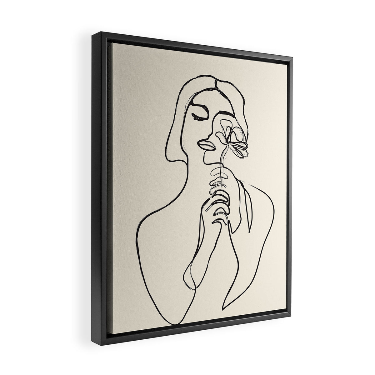Minimalist Abstract Woman I Framed Canvas Print Gallery Image 2
