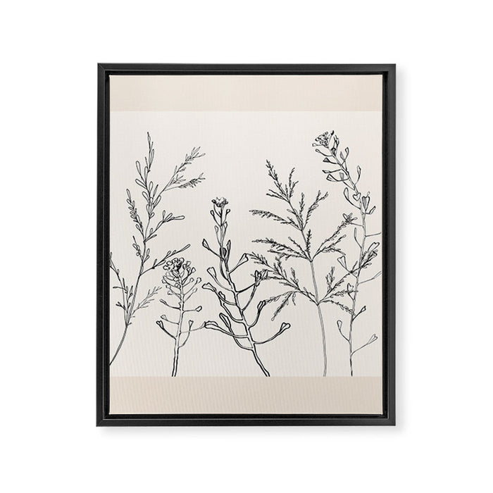 Minimalist Grass 2 Framed Canvas Print Gallery Image 1