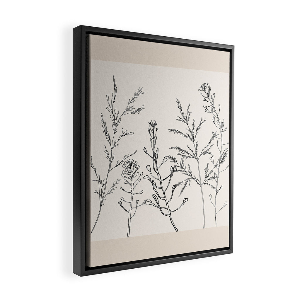 Minimalist Grass 2 Framed Canvas Print Gallery Image 2