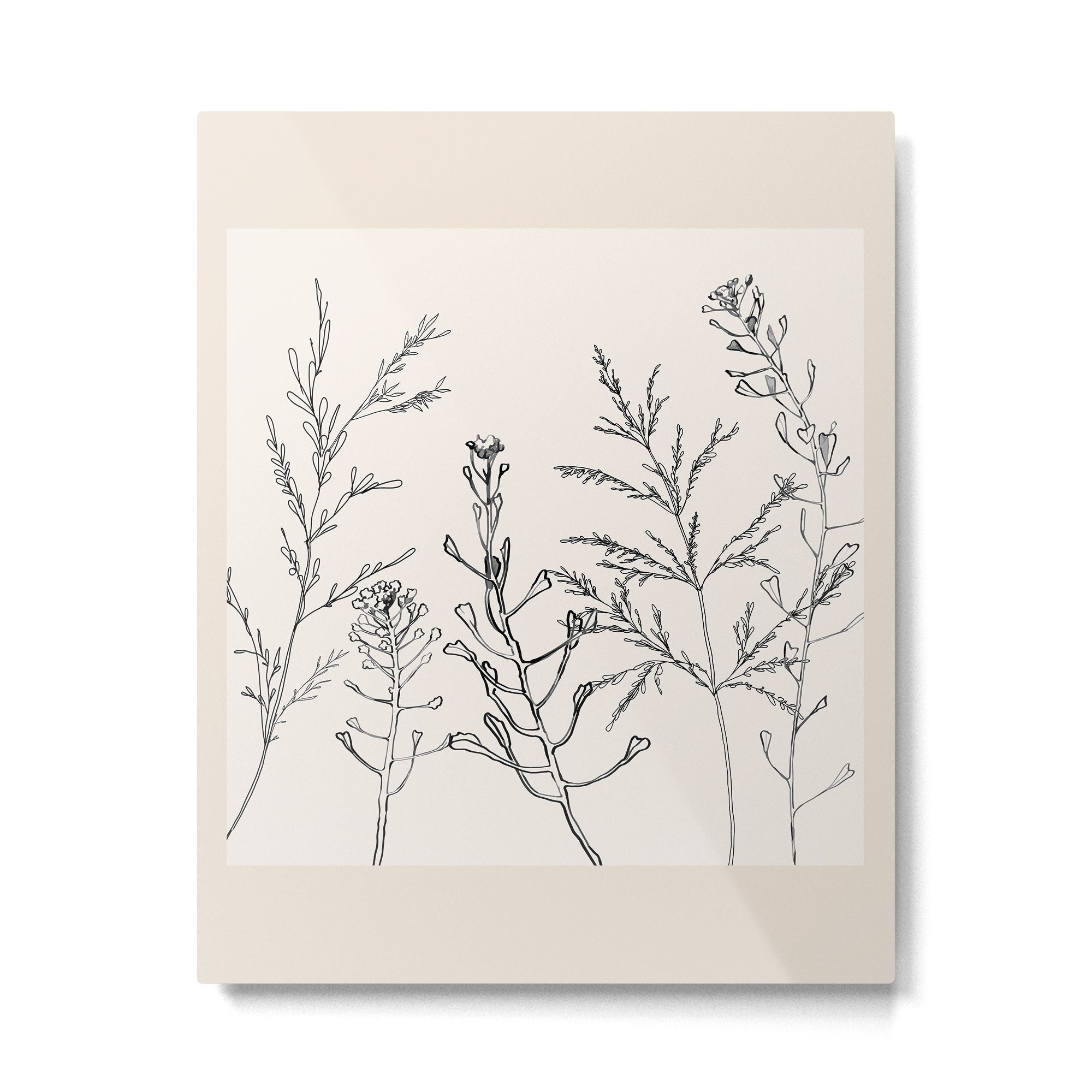 Minimalist Grass 2 Metal Print Gallery Image 6