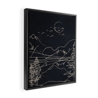 Minimalist Landscape 1 Framed Canvas Print Gallery Image 2