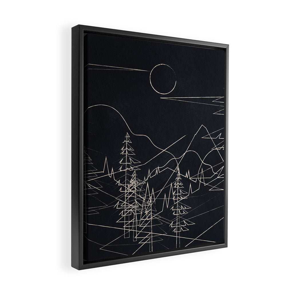 Minimalist Landscape 2 Framed Canvas Print Gallery Image 2