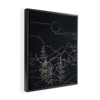 Minimalist Landscape 2 Framed Canvas Print Gallery Image 2