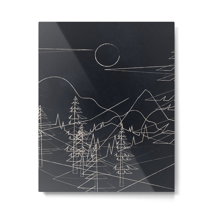 Minimalist Landscape 2 Metal Print Gallery Image 1