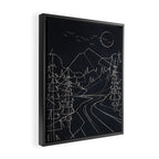 Minimalist Landscape 3 Framed Canvas Print Gallery Image 2