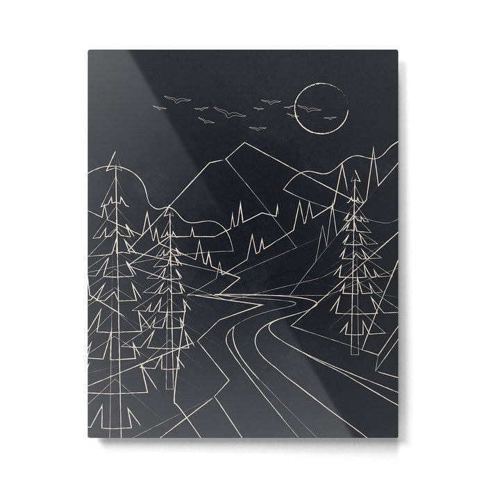 Minimalist Landscape 3 Metal Print Gallery Image 1