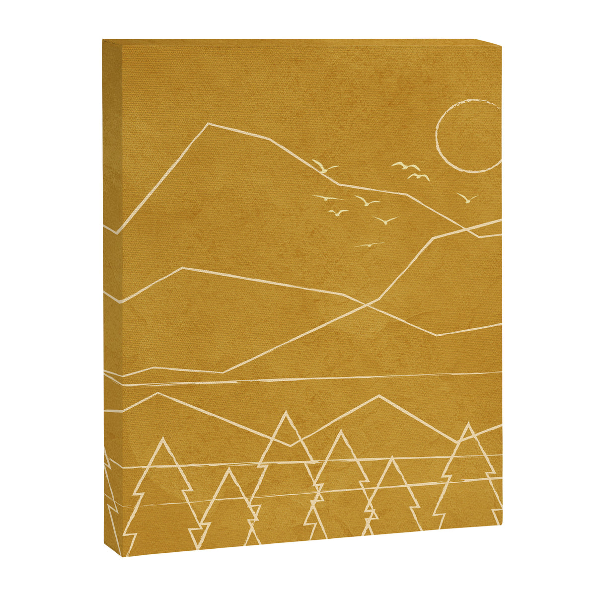 Minimalist Landscape Line Art II Canvas Print Gallery Image 8