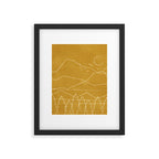Minimalist Landscape Line Art II Framed Art Print Gallery Image 6