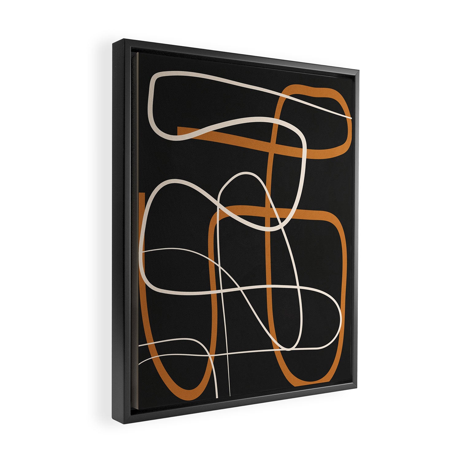Minimalist Line Art 1 Framed Canvas Print Gallery Image 2
