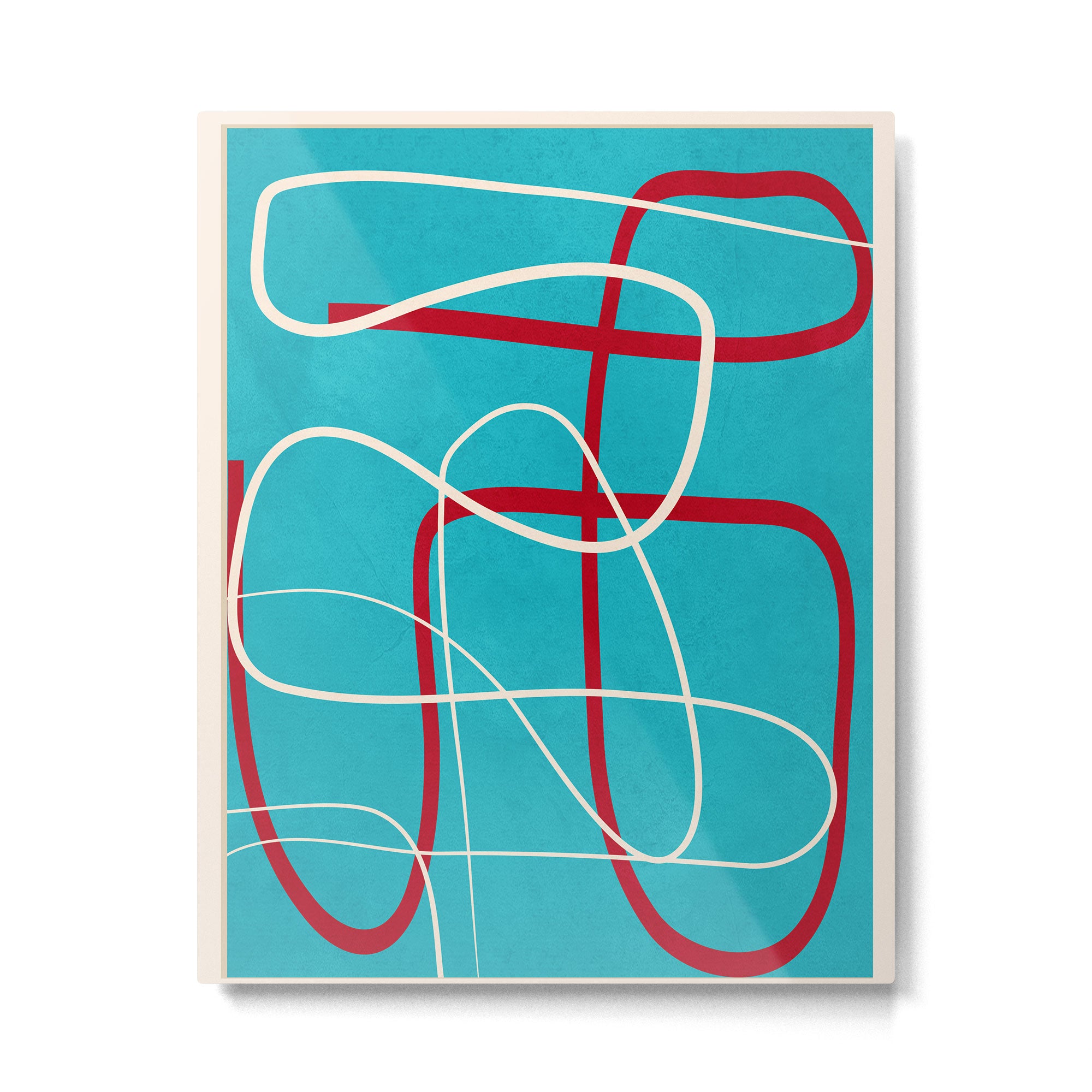 Minimalist Line Art 4 Metal Print Gallery Image 4