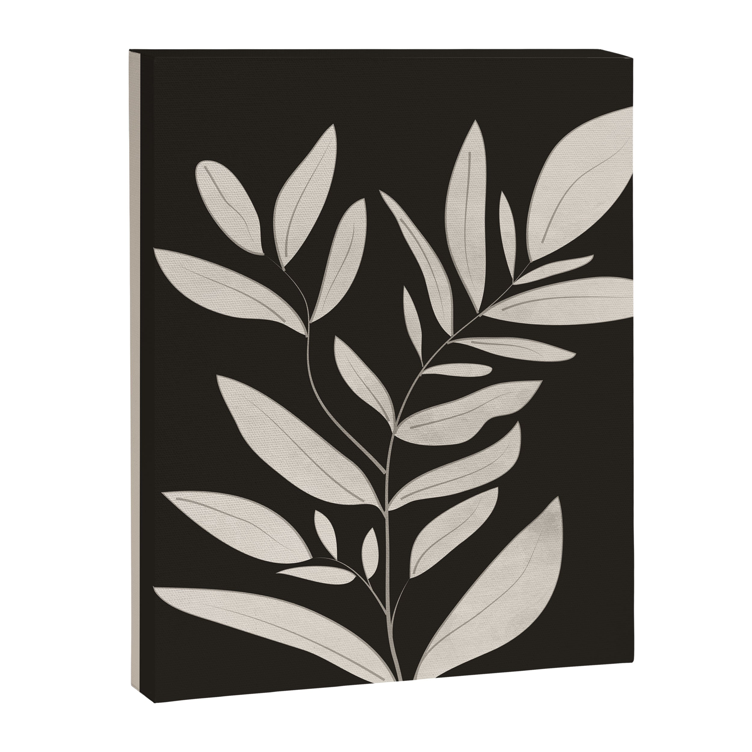 Minimalist plants and leaves Art 3 Canvas Print Gallery Image 6
