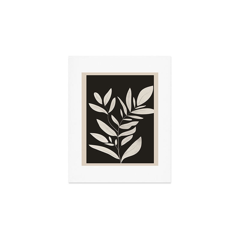 Minimalist plants and leaves Art 3 Art Print Gallery Image 1