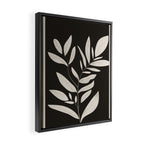Minimalist plants and leaves Art 3 Framed Canvas Print Gallery Image 2