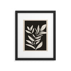 Minimalist plants and leaves Art 3 Framed Art Print Gallery Image 5