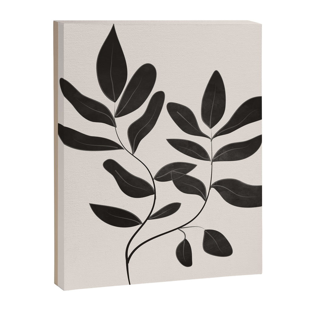 Minimalist plants and leaves Art 8 Canvas Print Gallery Image 6