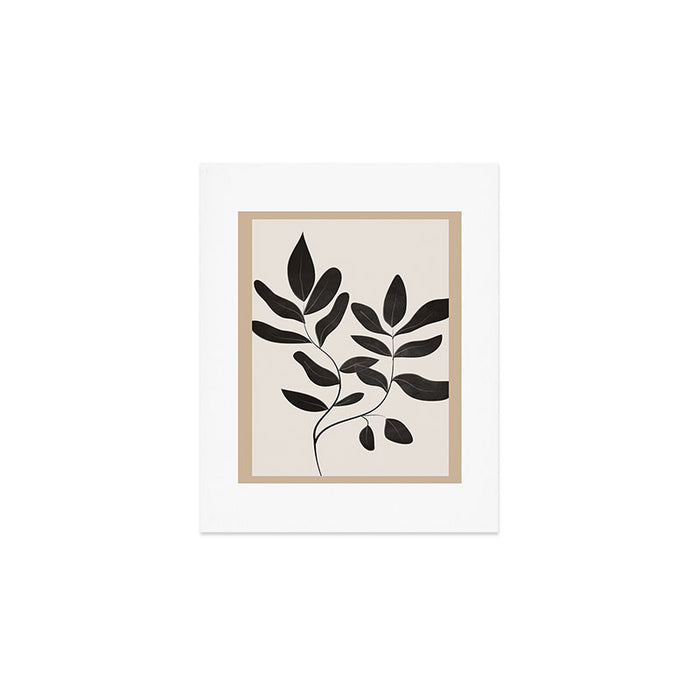 Minimalist plants and leaves Art 8 Art Print Gallery Image 1