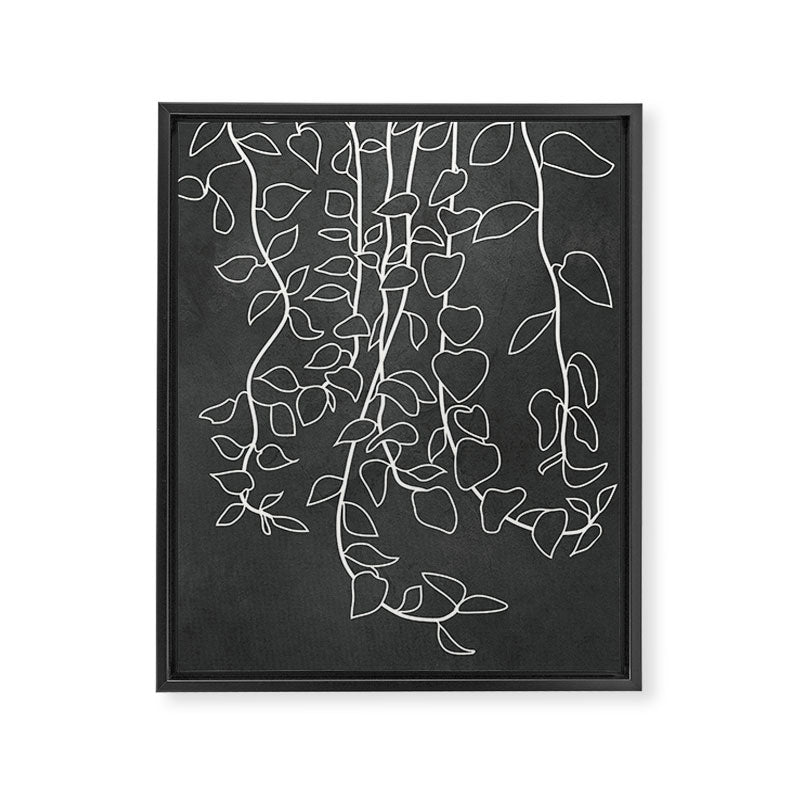 Minimalist Vines I Framed Canvas Print Gallery Image 6