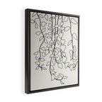 Minimalist Vines II Framed Canvas Print Gallery Image 2